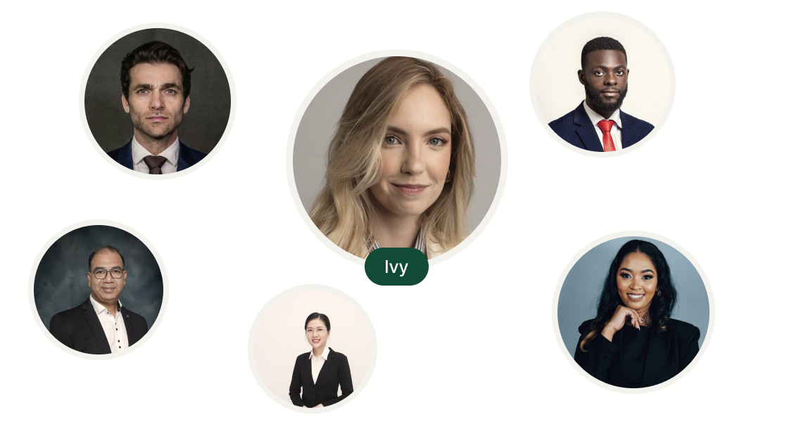 Ivy alongside the people who run the firm