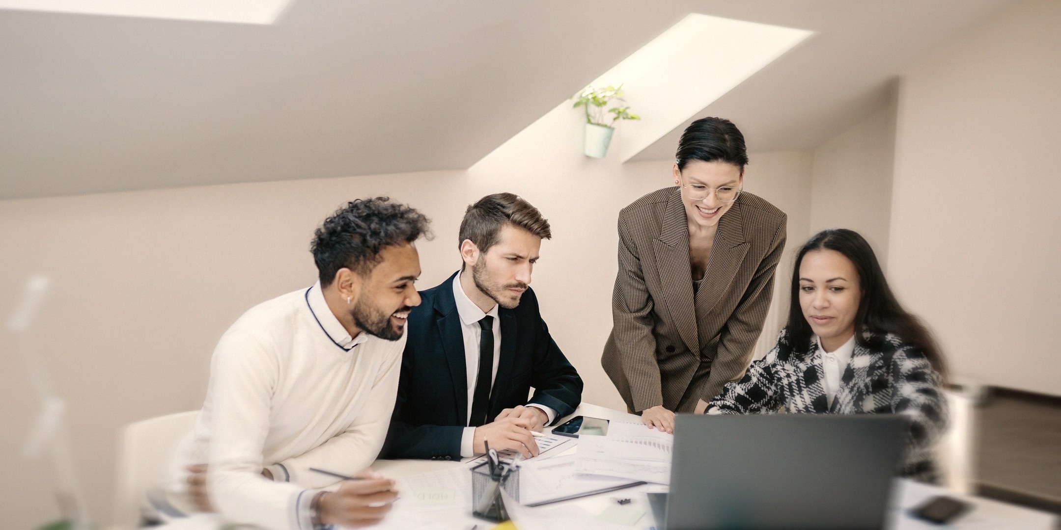 An Ivy deployment team working with a client